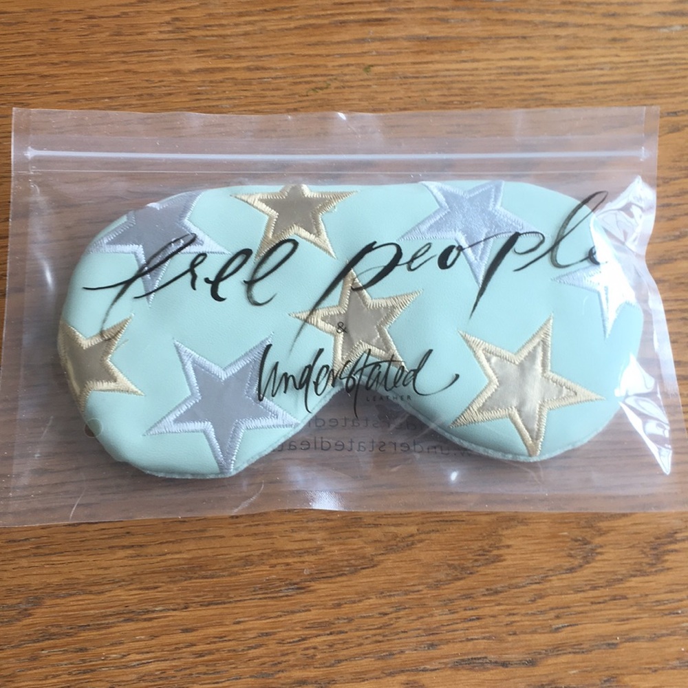 Free People leather eye mask